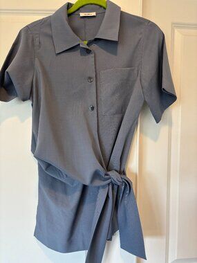 NWT Goen J. Tunic style blouse with side sash (oversize fit) size US 4
